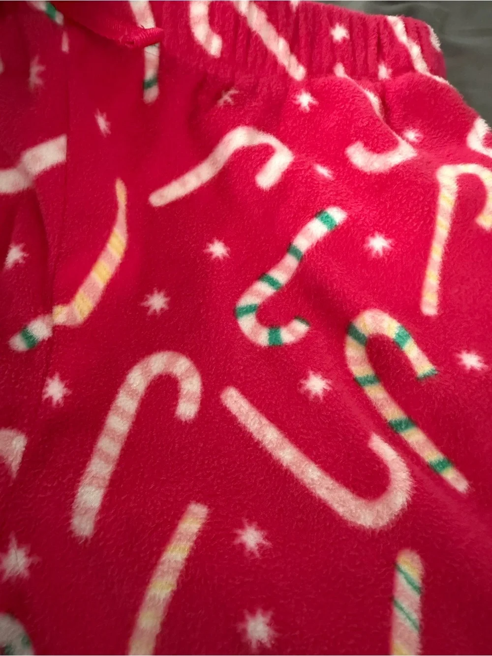 Old navy candy cane fleece pajama pants girls size XL 14/16 Christmas holiday